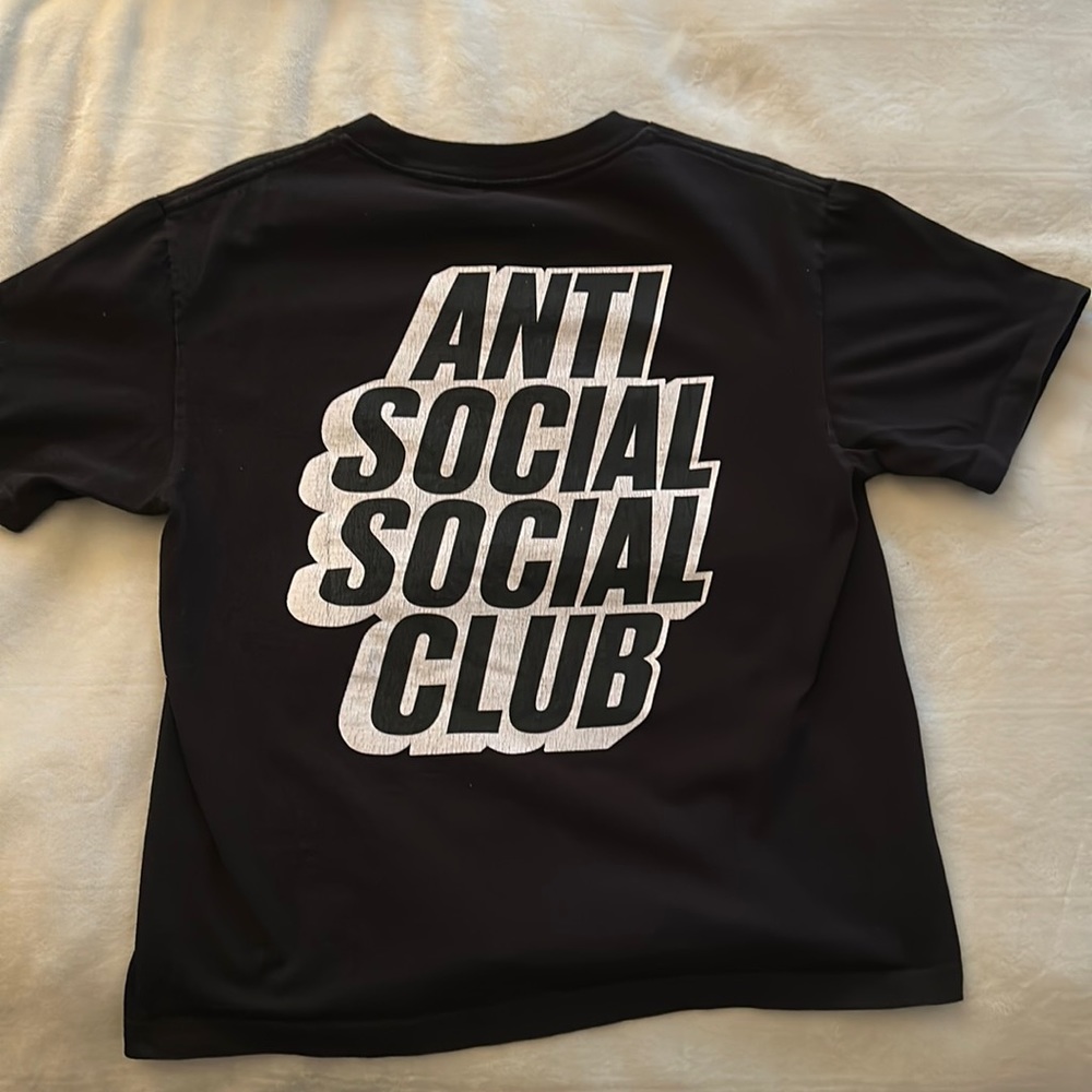 Anti Social Social Club T-Shirt Black Size Small.